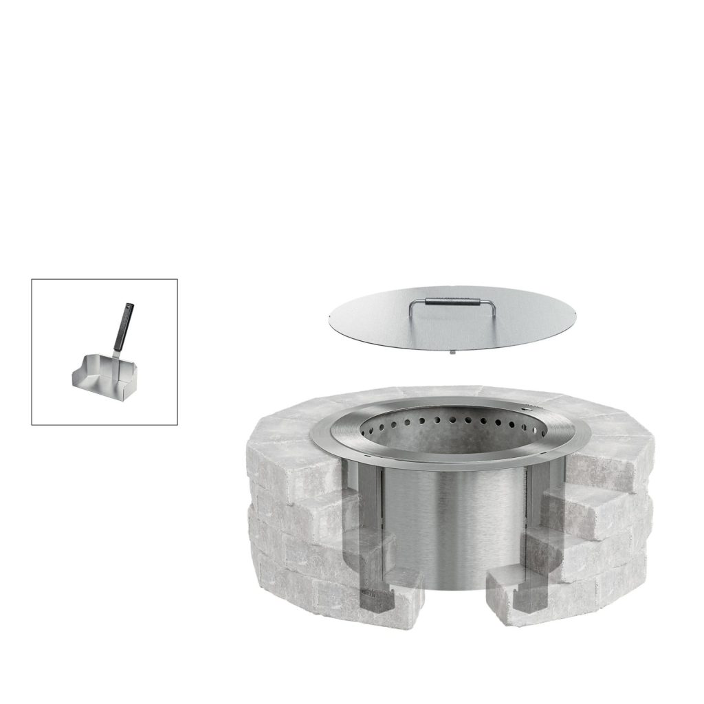 SmokelessFirePitInsertBundle X19Stainless