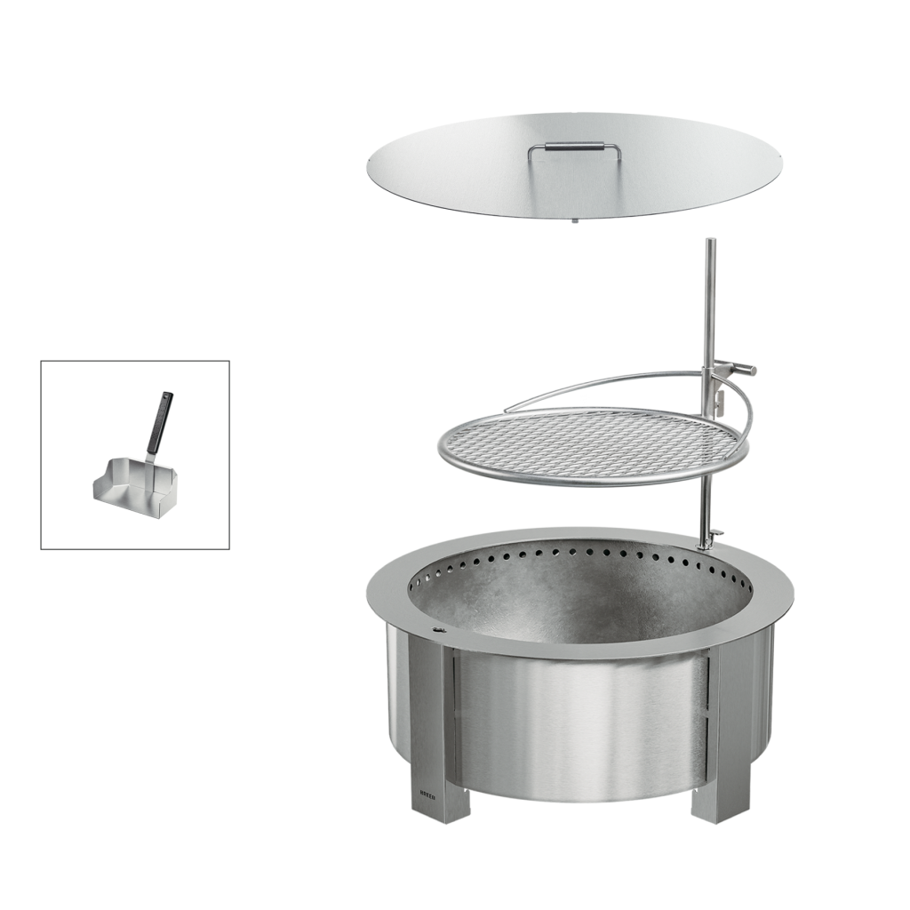 Smokeless Fire Pit Grilling Bundle X30 Stainless