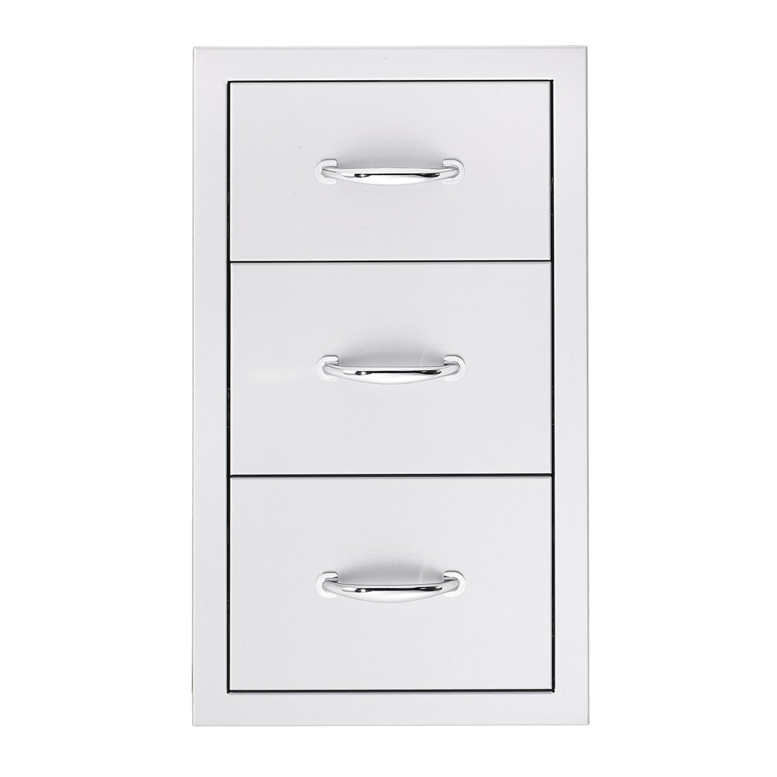 Summerset 17-Inch North American Stainless Steel Triple Drawer - SSDR3-17 - additional product image