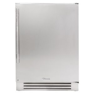 True 24-Inch ADA Height Refrigerator with Stainless Steel Door, 2 Black Wire Shelves (Right Hinge) - TURADA-24-RS-A-S