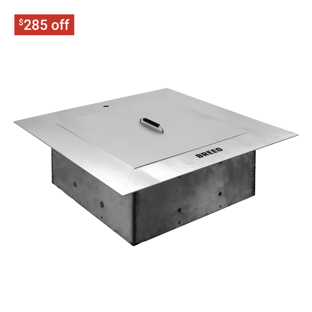 Zentro 24 Square Stainless Steel wLid Updated 285 off