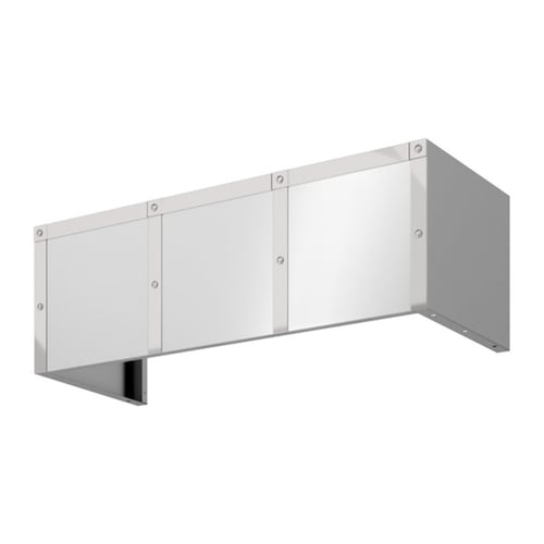 Zephyr Duct Cover 48in x 12in SS w/SS Banding