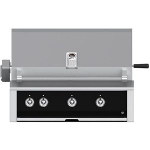 Hestan ASPIRE Grill Built-In 3 U-Burner Rotisserie 36" - Liquid Propane - Stealth