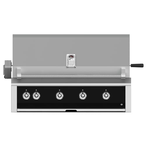 Hestan ASPIRE Grill Built-In 4 U-Burner Rotisserie 42" - Liquid Propane - Stealth