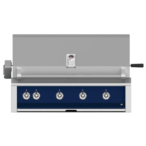 Hestan ASPIRE Grill Built-In 4 U-Burner Rotisserie 42" - Liquid Propane - Dark Bronze