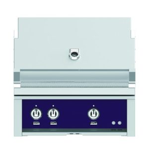 Hestan 30" Built-In Grill  2 Trellis Burners Rotisserie - Natural Gas - Lush