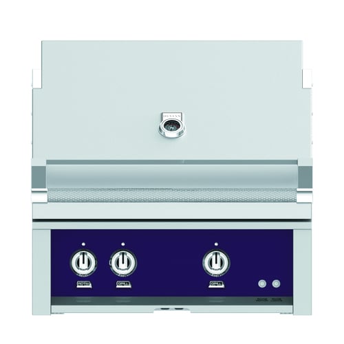 Hestan 30" Built-In Grill  2 Trellis Burners Rotisserie - Natural Gas - Lush