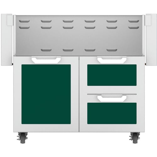 Hestan 36" Grill Cart Single Door & Double Drawer Soft Close - Froth