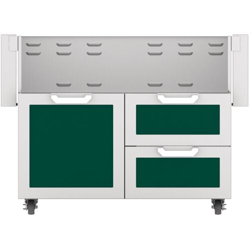 Hestan 34" Grill Cart Single Door & Double Drawer Soft Close - Froth