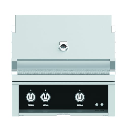 Hestan 30" Built-In Grill 1 Trellis Burners 1 Sear Burn Rotisser - Liquid Propane - Stealth