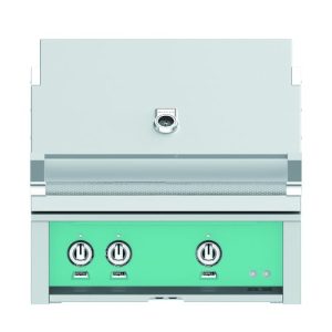 Hestan 30" Built-In Grill 1 Trellis Burners 1 Sear Burn Rotisser - Liquid Propane - Pacific Fog