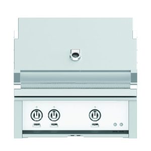 Hestan 30" Built-In Grill 1 Trellis Burners 1 Sear Burn Rotisser - Liquid Propane - Marshmallow