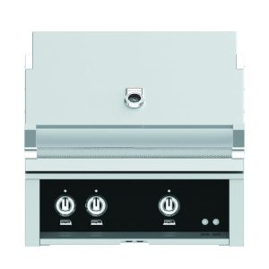 Hestan 30" Built-In Grill 1 Trellis Burners 1 Sear Burn Rotisser - Natural Gas - Stealth