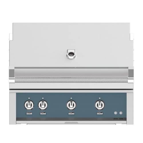 Hestan 36" Built-In Grill 2 Trellis Burners 1 Sear Burner Rotiss - Natural Gas - Grove