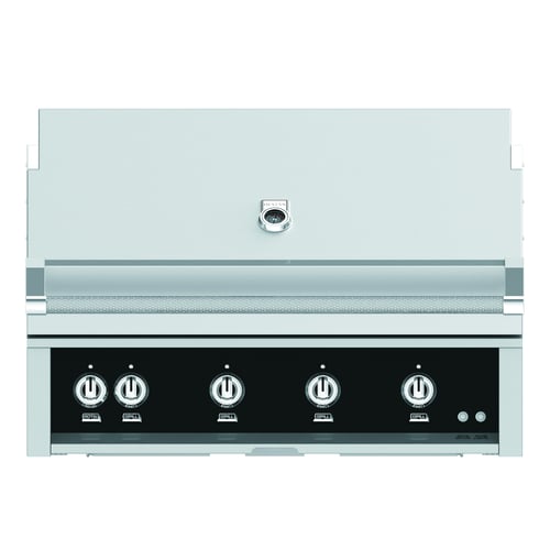 Hestan 42" Built-In Grill 3 Trellis Burners 1 Sear Burner Rotiss - Liquid Propane - Stealth