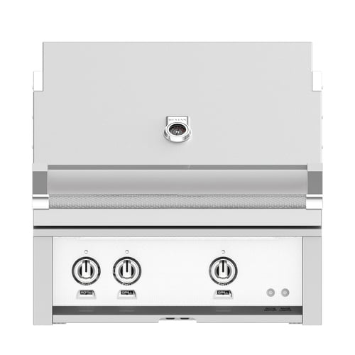 Hestan 42" Built-In Grill 3 Trellis Burners 1 Sear Burner Rotiss - Natural Gas - Marshmallow