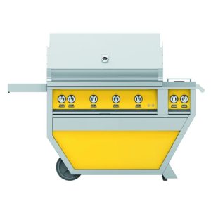 Hestan 42" Grill & Deluxe Cart 3 Trellis burners 1 Sear Burner R - Liquid Propane - Sol