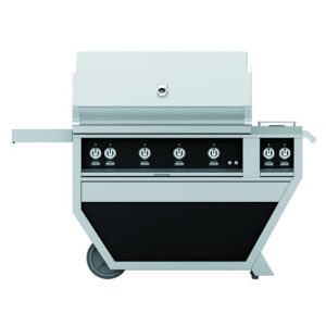 Hestan 42" Grill & Deluxe Cart 3 Trellis burners 1 Sear Burner R - Natural Gas - Stealth