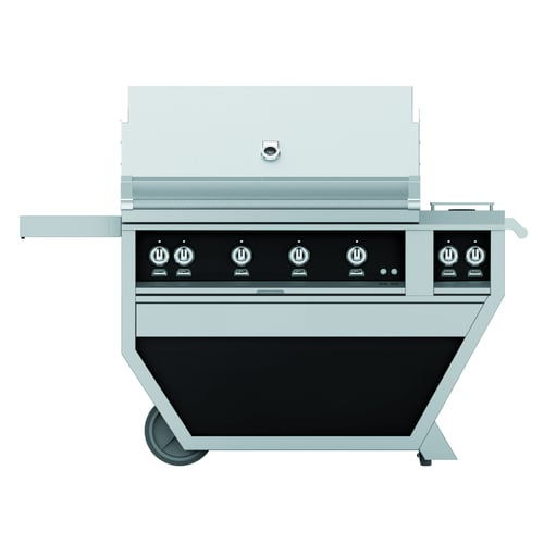 Hestan 42" Grill & Deluxe Cart 3 Trellis burners 1 Sear Burner R - Natural Gas - Stealth