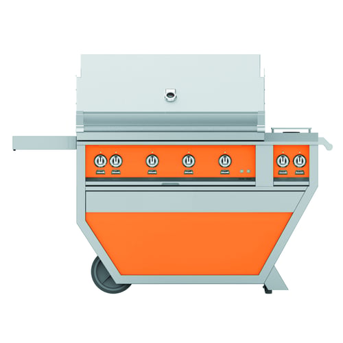 Hestan 42" Grill & Deluxe Cart 3 Trellis burners 1 Sear Burner R - Natural Gas - Citra