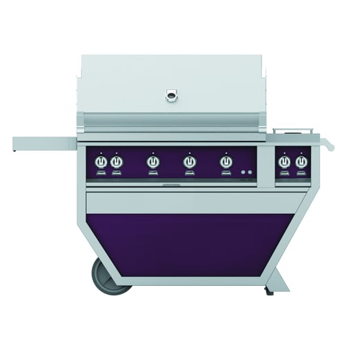 Hestan 42" Grill & Deluxe Cart 3 Trellis burners 1 Sear Burner R - Natural Gas - Lush