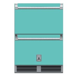 Hestan Outdoor Refrigerator & Freezr Drawer 24" - Pacific Fog