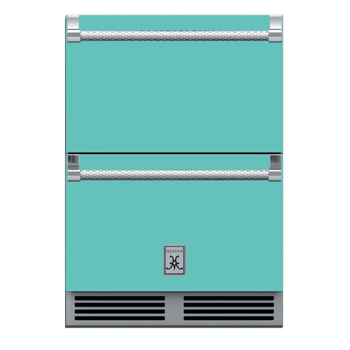 Hestan Outdoor Refrigerator & Freezr Drawer 24" - Pacific Fog