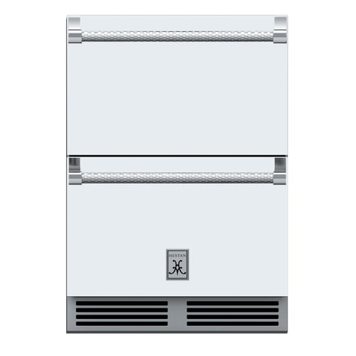 Hestan Outdoor Refrigerator & Freezr Drawer 24" - Marshmallow