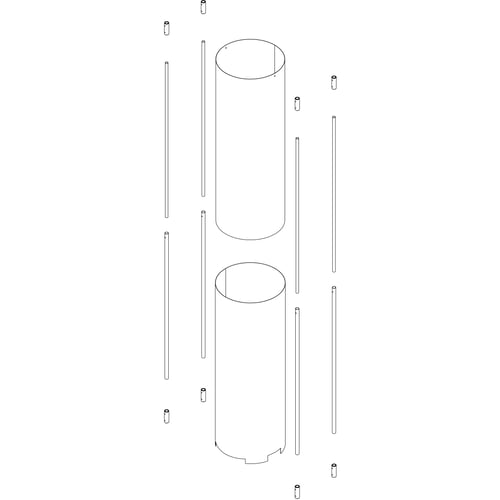 Zephyr 12' Duct Cover Extension for Trapeze Is