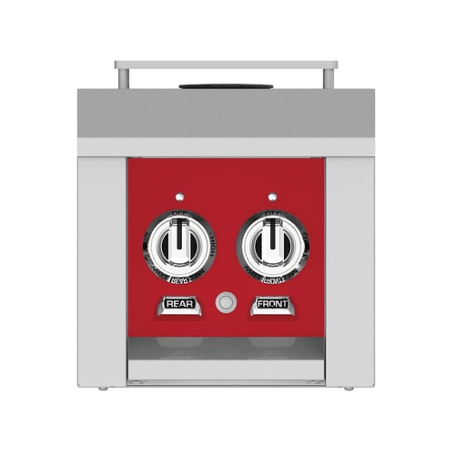 Hestan Double Side Burner 20000 BTU Diamond Cut - Natural Gas - Stealth
