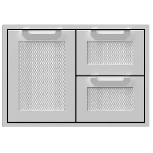 Hestan 30" Double Drawer & Storage Door Combo Recessed Marquise Acc - Citra