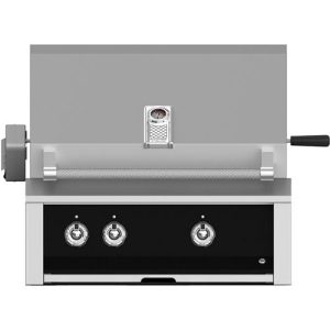 Hestan ASPIRE Grill Built-In 2 U-Burner Rotisserie 30" - Natural Gas - Stealth