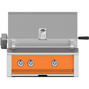 Hestan ASPIRE Grill Built-In 2 U-Burner Rotisserie 30" - Natural Gas - Citra