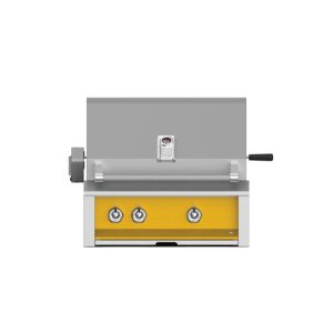 Hestan ASPIRE Grill Built-In 2 U-Burner Rotisserie 30" - Natural Gas - Sol