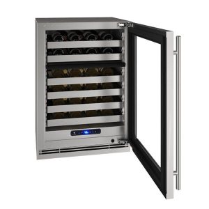 U-Line® 15" Stainless Steel Wine Captain® Wine Cooler
