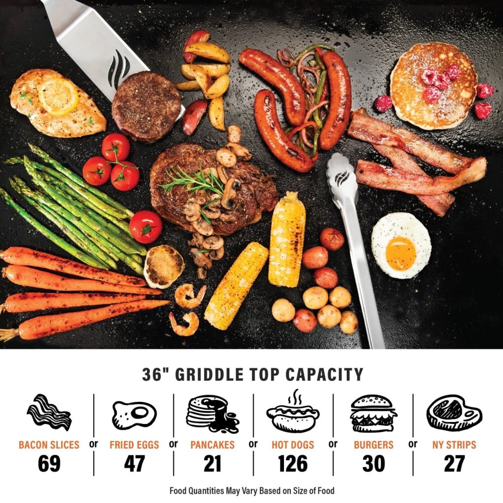 bronco 36 griddle airfryer combo 6076485