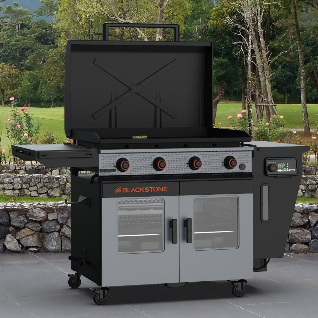 bronco 36 griddle vertical pellet smoker combo 8644619