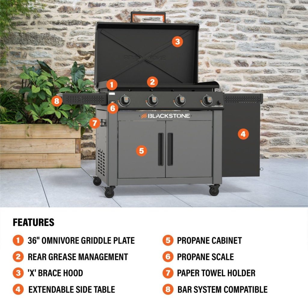 culinary 36 griddle with cabinet 6403248