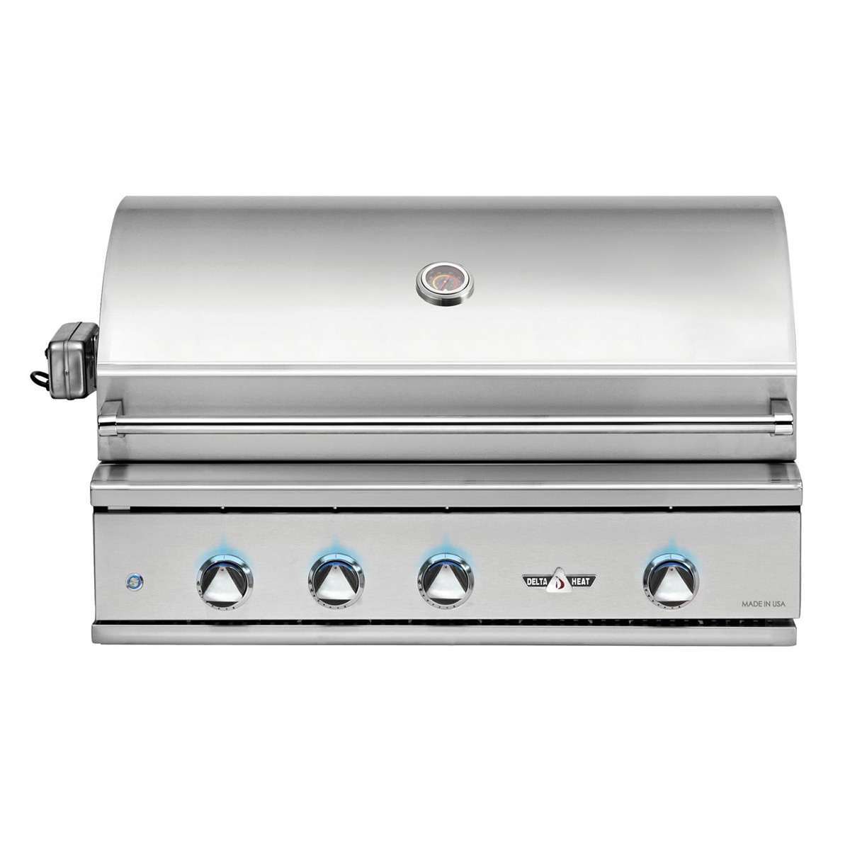 Delta Heat Gas Grill - 38 Inch Silver W/ Rotisserie + Sear Burner (Rs Model)
