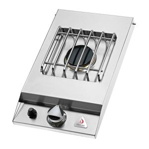 Delta Heat Single Side Burner, Drop In, Nat. (Blue