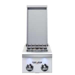 12" Delta Heat Double Side Burner, White Control P