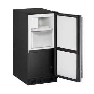 U-Line® Marine Series 15" 25 Lb. Stainless Solid Ice Maker