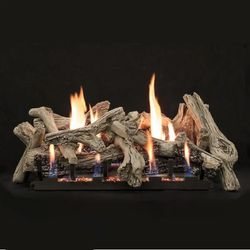 Empire 24" Driftwood 10pc Log Set