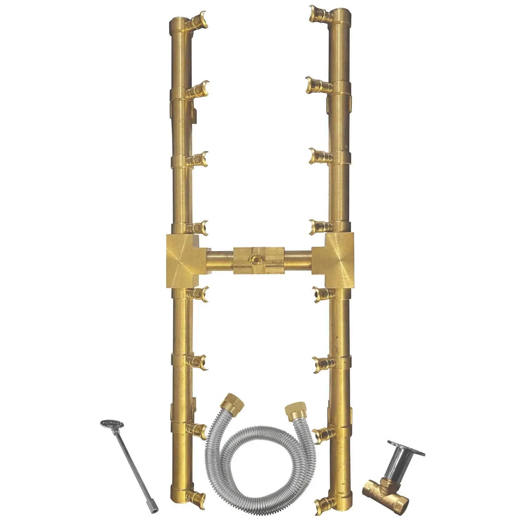 FireGear Pro Series Brass H-Style Burner Kit