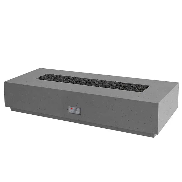 FireGear Sanctuary 1 Rectangular 76" Fire Table in Slate Grey