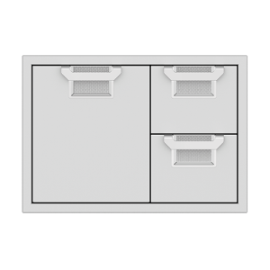 Hestan ASPIRE Double Drawer and Storage Door Combination 30" - Pacific Fog