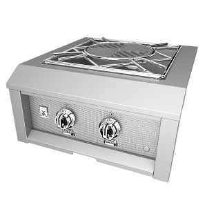 Hestan Power Burner Built-In 24" - Liquid Propane - Stealth