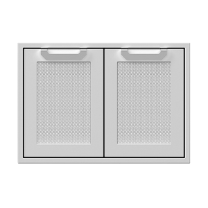 Hestan 30" Double Storage Doors Recessed Marquise Accented Panels - Stealth