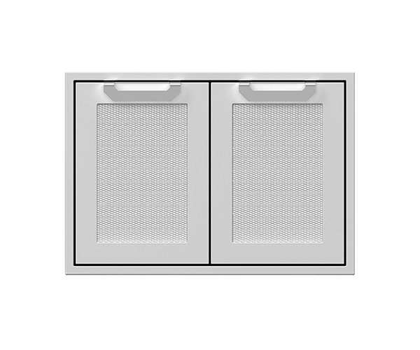 Hestan 30" Double Storage Doors Recessed Marquise Accented Panels - Stealth