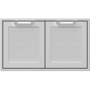 Hestan 36" Double Storage Doors Recessed Marquise Accented Panels - Citra